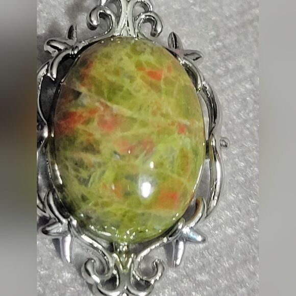 Unakite Pendant Necklace - Picture 6 of 15